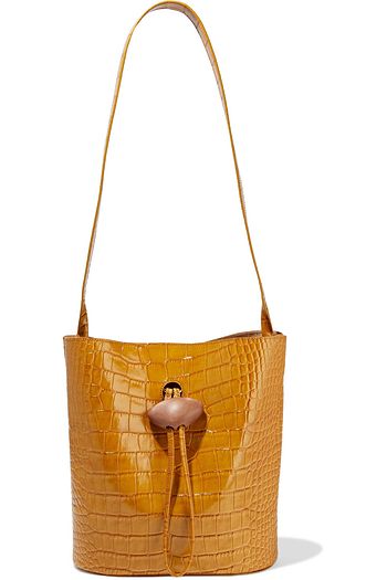 REJINA PYO Naomi croc-effect leather tote