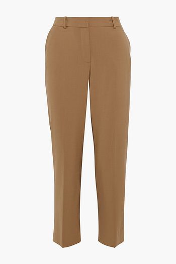 JOSEPH Coleman cropped wool-blend straight-leg pants