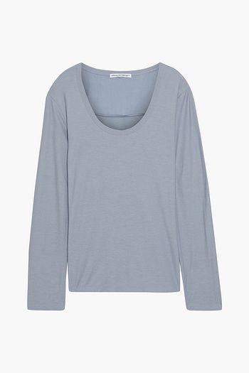 ALEXANDERWANG.T Cotton-blend jersey top