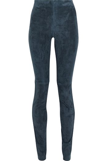 JOSEPH Stretch-suede leggings