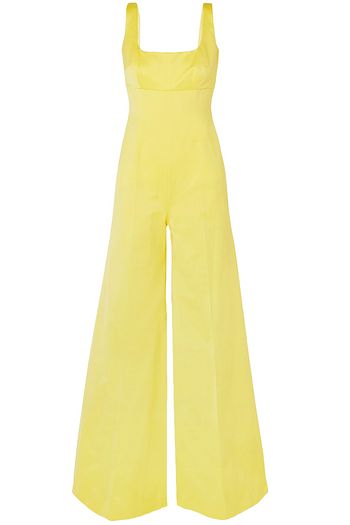 EMILIA WICKSTEAD Delta cotton-blend faille jumpsuit