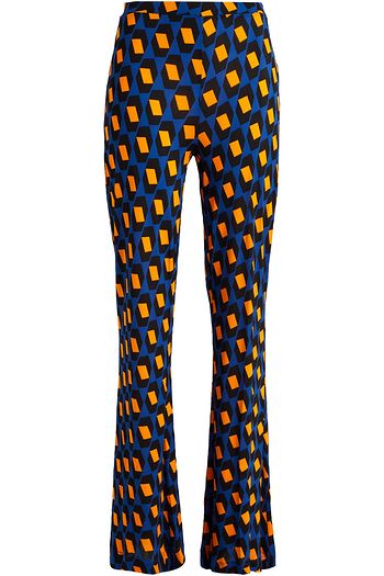 DIANE VON FURSTENBERG Caspian Schlaghose aus Stretch-Jersey mit Print