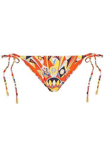 TORY BURCH Kaleidoscope tief sitzendes Bikini-Höschen mit Print