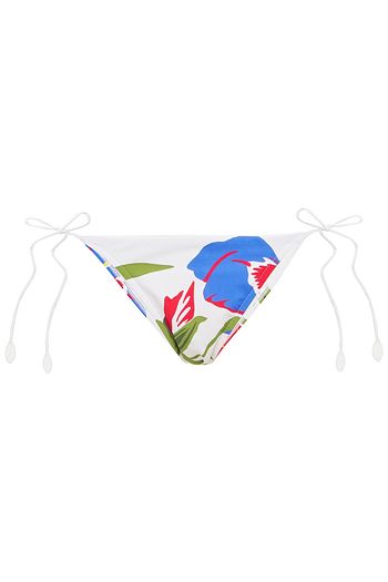 TORY BURCH Iris tief sitzendes Bikini-Höschen mit floralem Print