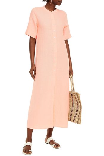 ONIA Renee linen midi dress