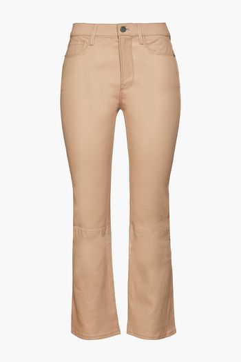 FRAME Leather kick-flare pants