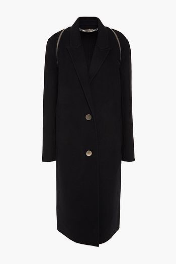 ALEXANDER WANG Mantel aus Wollfilz mit Reißverschlussdetails