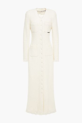 ALEXANDER WANG Mantel aus Metallic-Tweed