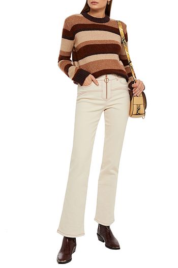 SEE BY CHLOÉ High-rise straight-leg jeans