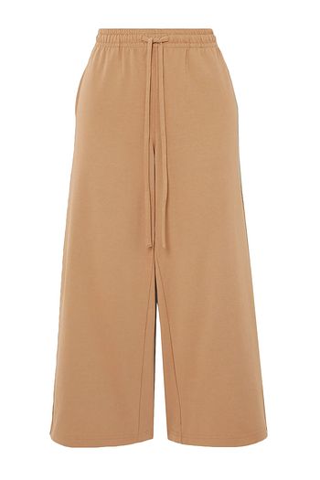 VINCE. Cropped cotton-jersey wide-leg pants