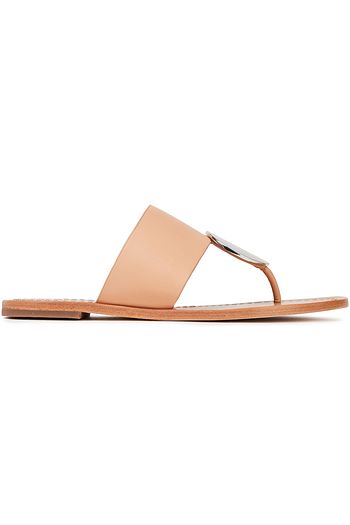 TORY BURCH Patos Sandalen aus Leder mit Verzierung