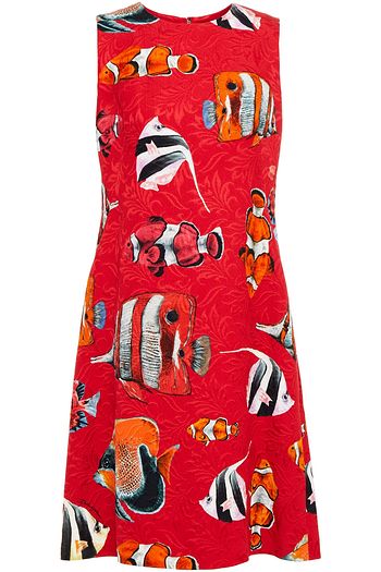 DOLCE & GABBANA Bedrucktes Kleid aus Jacquard