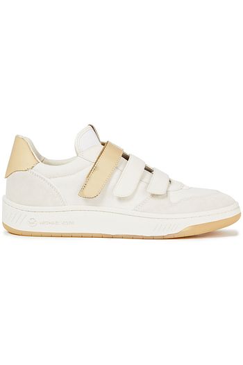 MICHAEL MICHAEL KORS メタリックトリム スエード&キャンバス スニーカー