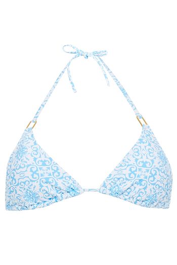 MELISSA ODABASH Cancun printed triangle bikini top