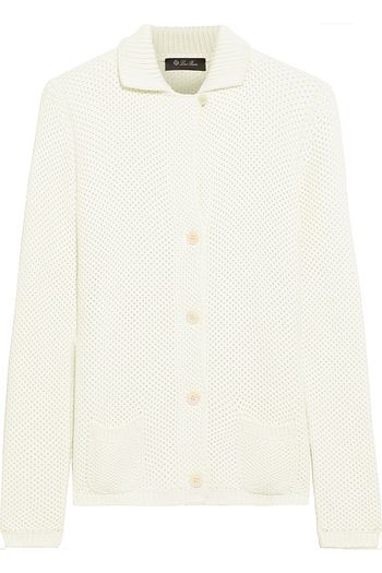 LORO PIANA Santiago silk and cotton-blend cardigan