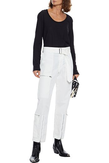 ALEXANDERWANG.T Slub cotton-blend jersey top