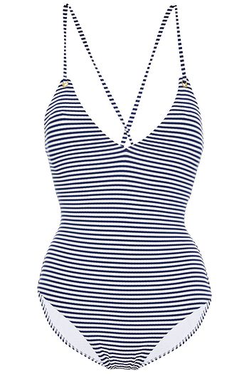 MELISSA ODABASH Catalina lace-up swimsuit