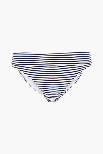 MELISSA ODABASH Provence striped high-rise bikini briefs
