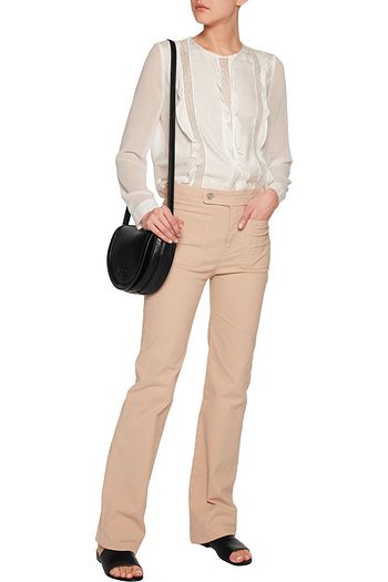 SEE BY CHLOÉ Cotton-blend bootcut pants