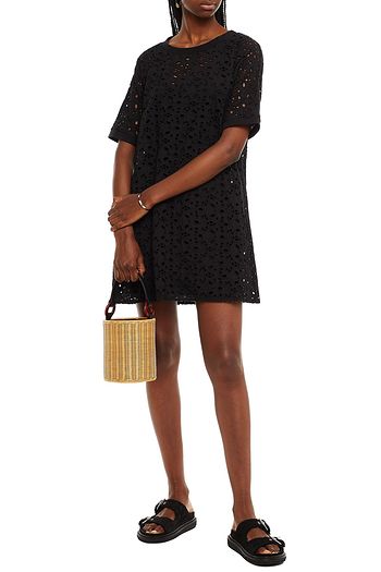 HOFMANN COPENHAGEN Verdelle broderie anglaise cotton mini dress
