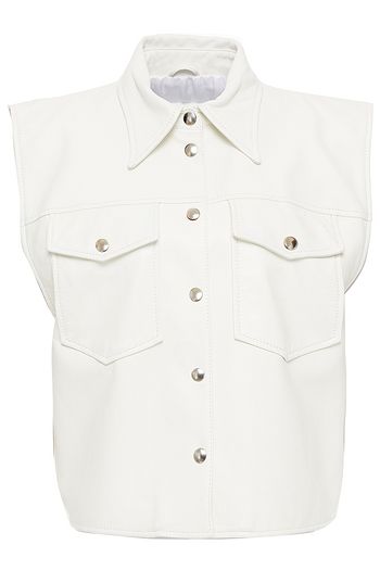MM6 MAISON MARGIELA Weste aus Leder