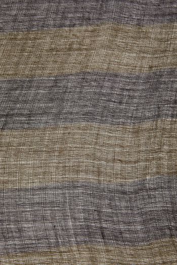 AMERICAN VINTAGE Frayed striped gauze scarf