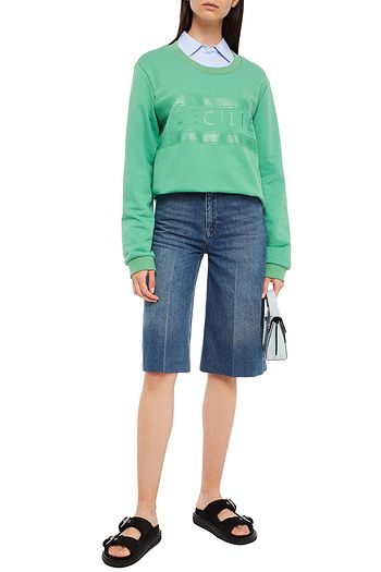 CECILIE COPENHAGEN Manila printed French cotton-terry sweatshirt