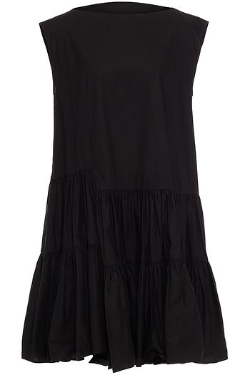 MM6 MAISON MARGIELA Gerafftes Kleid aus Baumwollpopeline