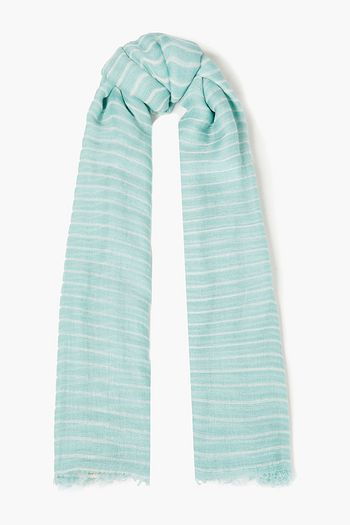 AMERICAN VINTAGE Striped jacquard scarf