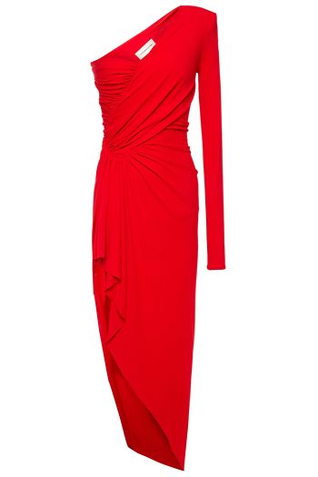 ALEXANDRE VAUTHIER One-shoulder asymmetric stretch-jersey dress