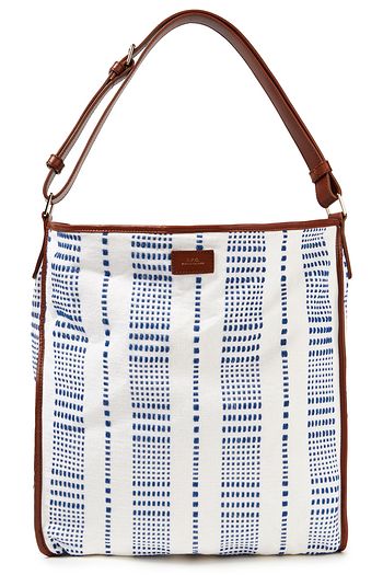 A.P.C. Zora embroidered canvas shoulder bag