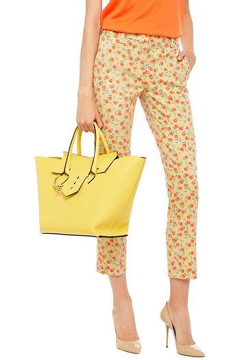 SARA BATTAGLIA Pebbled-leather tote