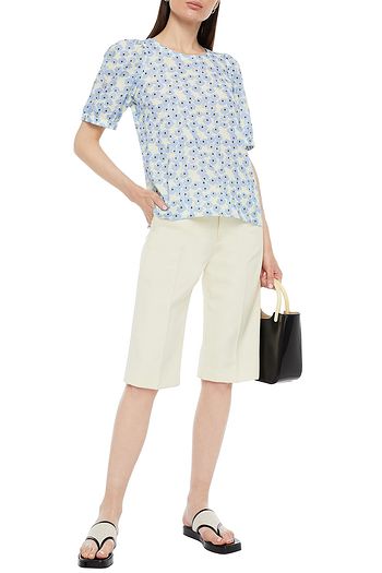 CECILIE COPENHAGEN Erna floral-print cotton-gauze top