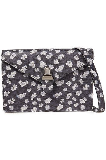 MM6 MAISON MARGIELA Schultertasche aus Kunstleder mit floralem Print