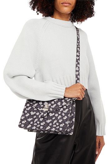 MM6 MAISON MARGIELA Schultertasche aus Kunstleder mit floralem Print