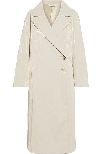 REJINA PYO Ida coated shell trench coat