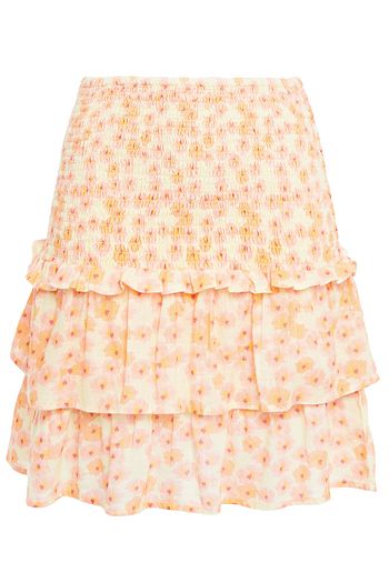 CECILIE COPENHAGEN Tess tiered floral-print cotton-gauze mini skirt