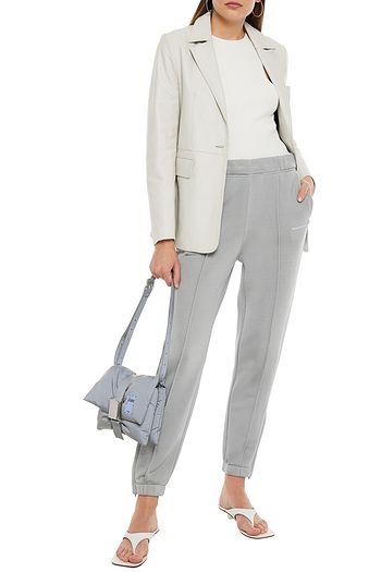 ALEXANDERWANG.T French cotton-blend terry track pants