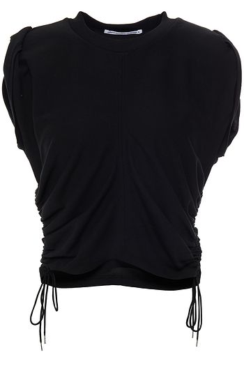 ALEXANDERWANG.T Ruched cotton-jersey top