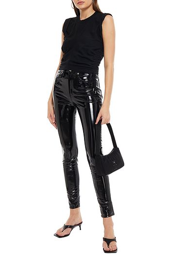 ALEXANDERWANG.T Ruched cotton-jersey top