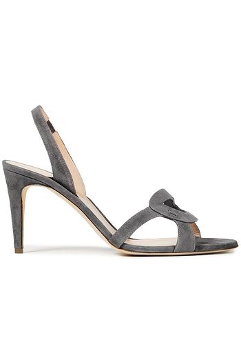RUPERT SANDERSON Aurora suede slingback sandals