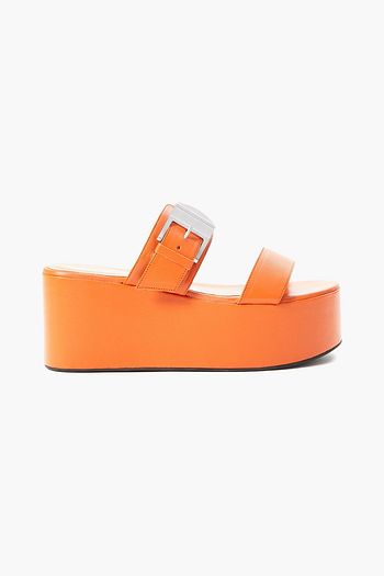 SIMON MILLER Coaster leather platform wedge sandals