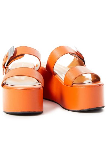 SIMON MILLER Coaster leather platform wedge sandals