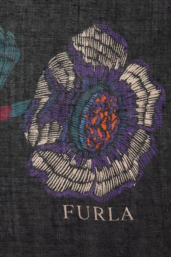 FURLA Floral-print modal and silk-blend gauze scarf