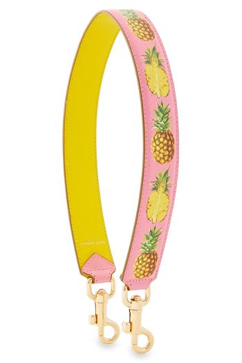 DOLCE & GABBANA Bedruckter Taschenriemen aus Narbenleder
