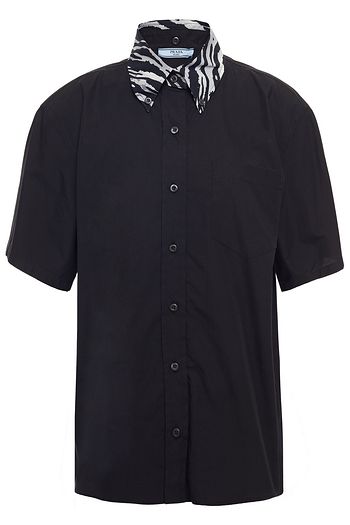 PRADA Hemd aus Baumwollpopeline