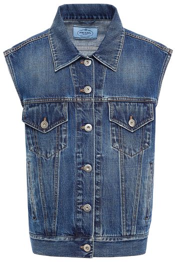 PRADA Faded denim vest