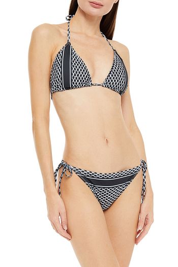 CECILIE COPENHAGEN April printed triangle bikini top