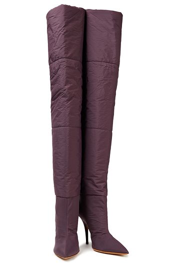 YEEZY Shell thigh boots