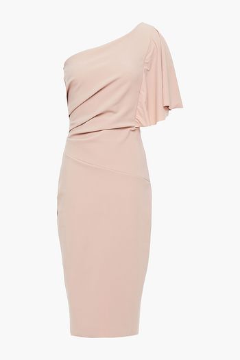 CHIARA BONI LA PETITE ROBE Romy one-shoulder ruched scuba dress